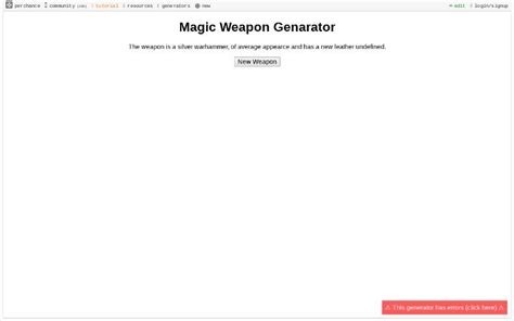 Unlock the World of Fantasy: Designing Weapons with the Magical Weapon Generator